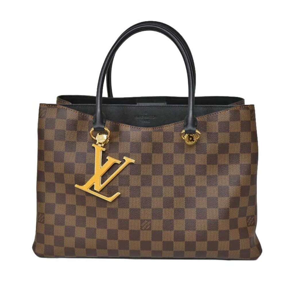 LOUIS VUITTON LV Riverside Damier Ebene Brown Handbag Shoulder Bag Travel